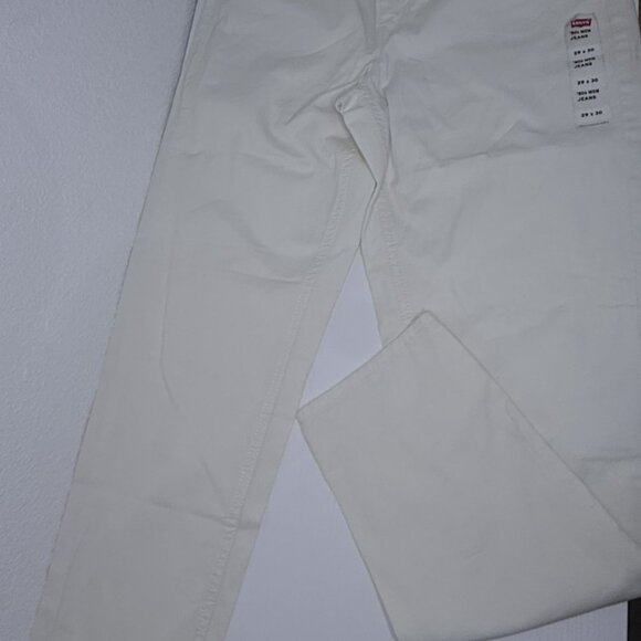 Levi’s 80s Mom Jeans White High Rise Straight Leg NWT - Picture 3 of 3